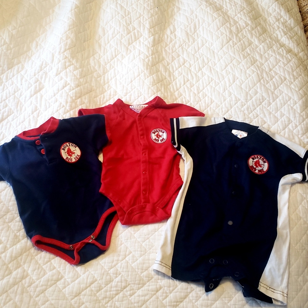Boston Red Sox Baby Clothes Onesies